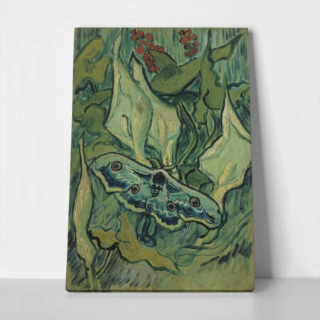 Πινακας σε καμβά VAN GOGH - GIANT PEACOCK MOTH - Vincent Van Gogh