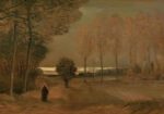 Πινακας σε καμβά VAN GOGH - HERBSTLANDSCHAFT BEI ABEND