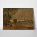 Πινακας σε καμβά VAN GOGH - HERBSTLANDSCHAFT BEI ABEND