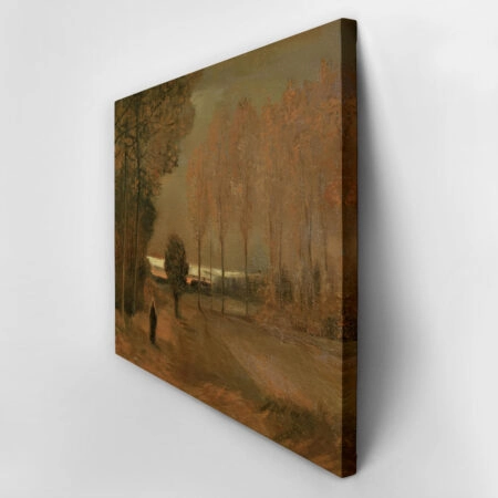 Πινακας σε καμβά VAN GOGH - HERBSTLANDSCHAFT BEI ABEND - Vincent Van Gogh Sticky 3