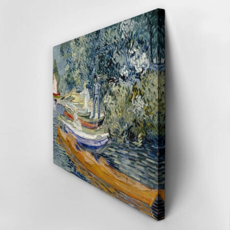 Πινακας σε καμβά VAN GOGH - LA RIVE D'AUVERS SUR OISE - Vincent Van Gogh Sticky 2