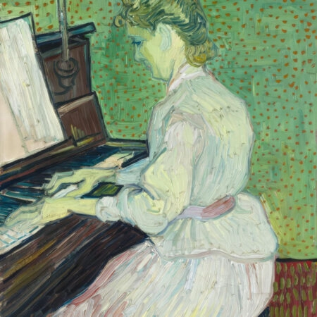Πινακας σε καμβά VAN GOGH - MARGUERITE GACHET AT THE PIANO - Vincent Van Gogh Sticky 6