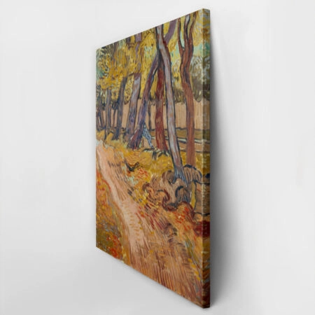 Πινακας σε καμβά VAN GOGH – PATH IN THE GARDEN AT THE ASYLUM AT SAINT RÉMY - Vincent Van Gogh Sticky 2