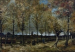 Πινακας σε καμβά VAN GOGH - PEUPLIERS PRES DE NUENEN