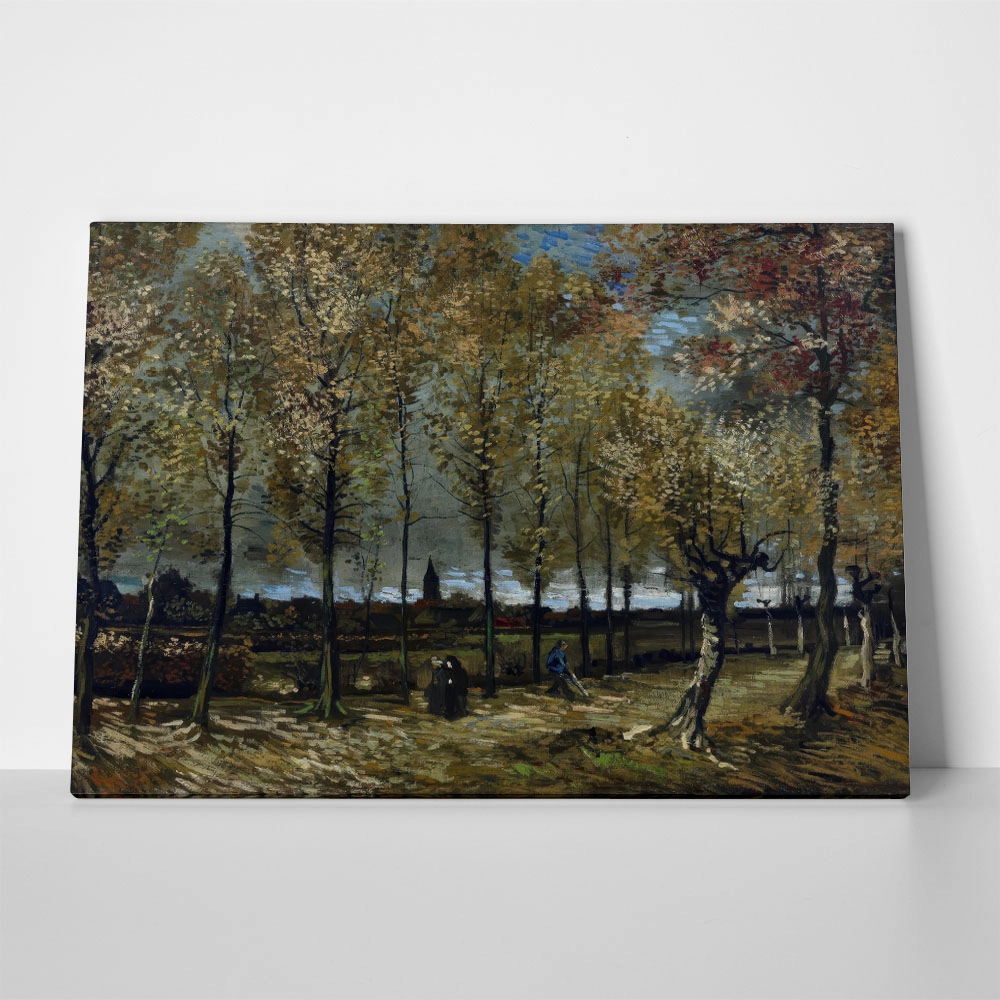 Πινακας σε καμβά VAN GOGH - PEUPLIERS PRES DE NUENEN