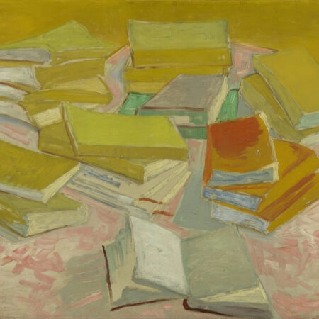 Πινακας σε καμβά VAN GOGH - PILES OF FRENCH NOVELS - Vincent Van Gogh Sticky 5