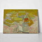 Πινακας σε καμβά VAN GOGH - PILES OF FRENCH NOVELS
