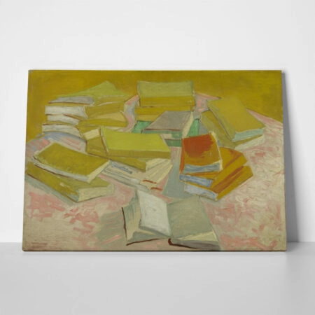 Πινακας σε καμβά VAN GOGH - PILES OF FRENCH NOVELS - Vincent Van Gogh