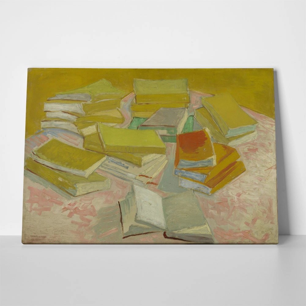 Πινακας σε καμβά VAN GOGH - PILES OF FRENCH NOVELS