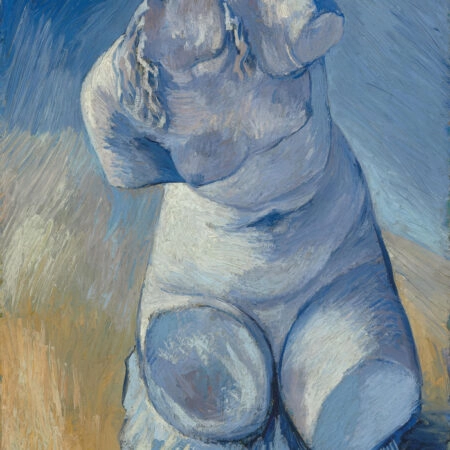 Πινακας σε καμβά VAN GOGH - PLASTER STATUETTE FEMALE TORSO FRONT VIEW - Vincent Van Gogh Sticky 5