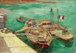 Πινακας σε καμβά VAN GOGH - RHONEBARKEN