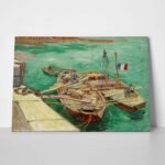 Πινακας σε καμβά VAN GOGH - RHONEBARKEN