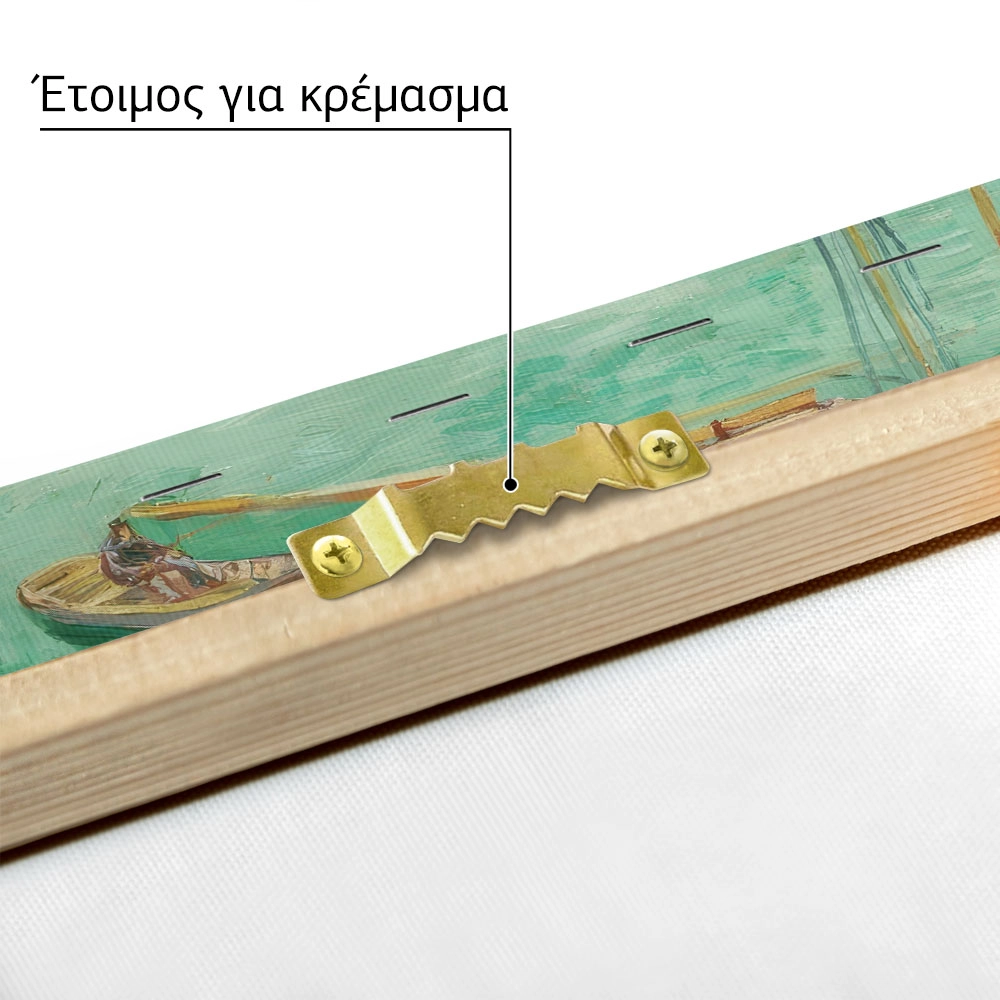 Πινακας σε καμβά VAN GOGH - RHONEBARKEN