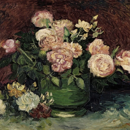 Πινακας σε καμβά VAN GOGH - ROSES AND PEONIES 1886 - Vincent Van Gogh Sticky 6