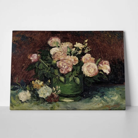 Πινακας σε καμβά VAN GOGH - ROSES AND PEONIES 1886 - Vincent Van Gogh Sticky 1