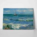 Πινακας σε καμβά VAN GOGH - SEASCAPE NEAR LES SAINTES MARIES DE LA MER