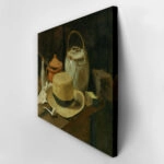 Πινακας σε καμβά VAN GOGH - STILL LIFE WITH YELLOW STRAW HAT