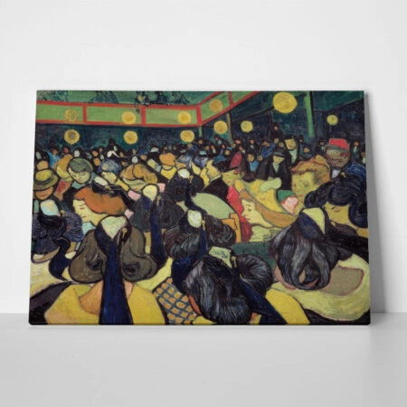 Πινακας σε καμβά VAN GOGH - THE DANCE HALL IN ARLES - Vincent Van Gogh Sticky 1