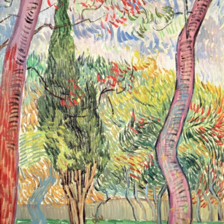 Πινακας σε καμβά VAN GOGH - THE GARDEN OF ST PAUL'S HOSPITAL ST RÉMY - Vincent Van Gogh Sticky 5