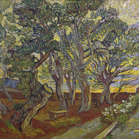 Πινακας σε καμβά VAN GOGH - THE GARDEN OF THE ASYLUM - Vincent Van Gogh Sticky 5