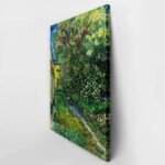 Πινακας σε καμβά VAN GOGH - THE GARDEN OF THE ASYLUM AT SAINT-RÉMY