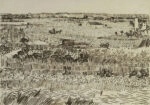 Πινακας σε καμβά VAN GOGH - THE HARVEST FOR ÉMILE BERNARD