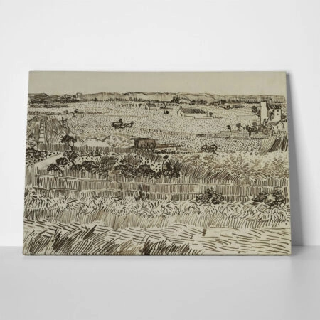 Πινακας σε καμβά VAN GOGH - THE HARVEST FOR ÉMILE BERNARD - Vincent Van Gogh Sticky 1