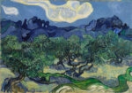 Πινακας σε καμβά VAN GOGH - THE OLIVE TREES