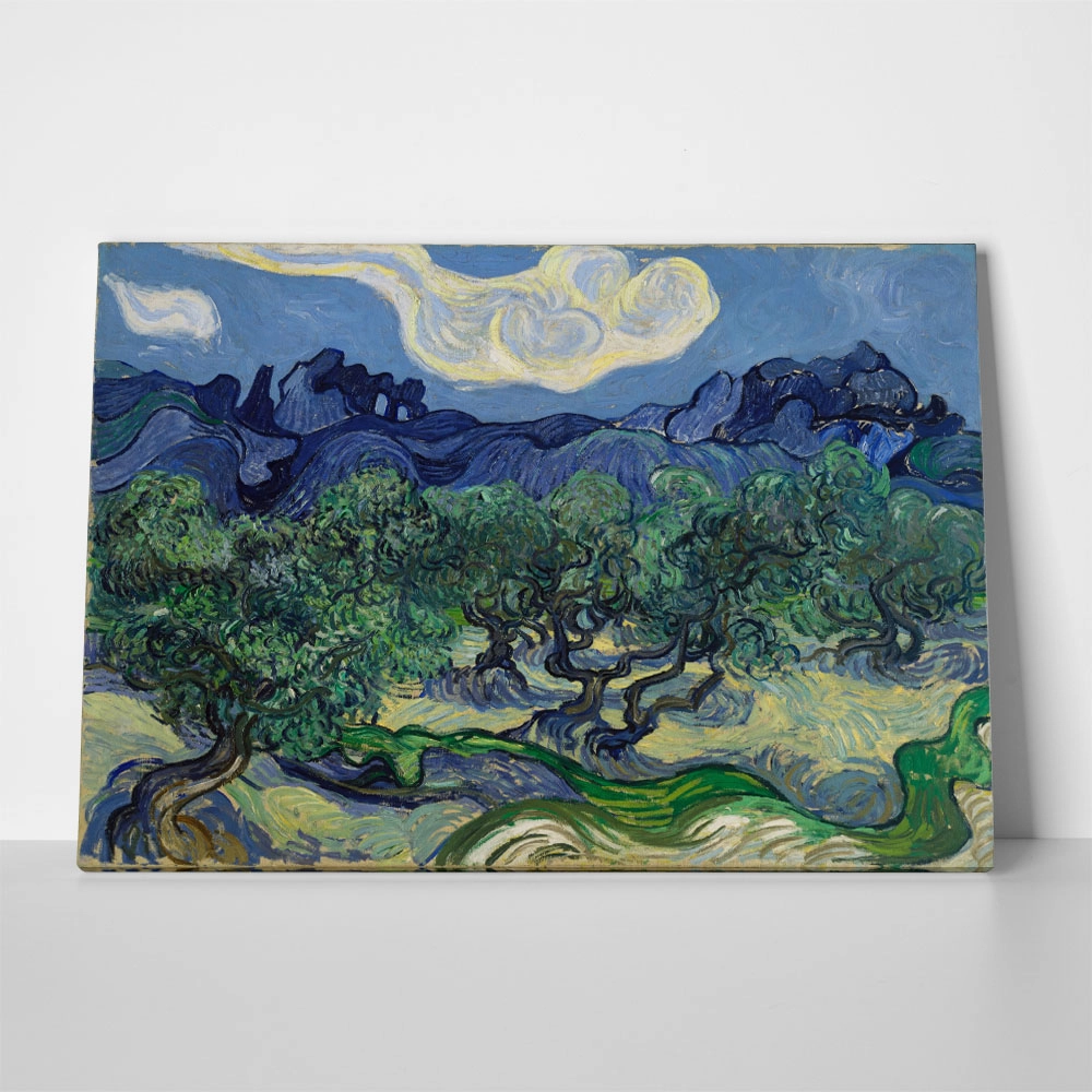 Πινακας σε καμβά VAN GOGH - THE OLIVE TREES