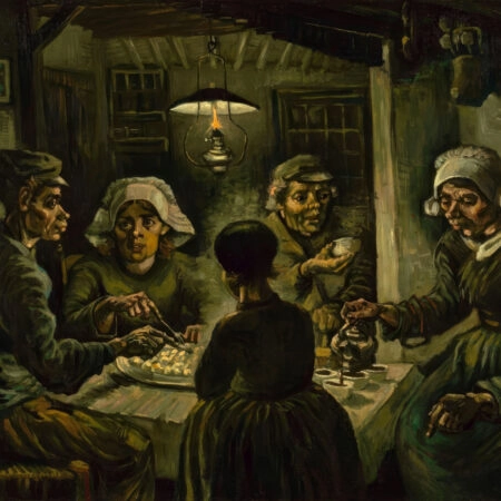 Πινακας σε καμβά VAN GOGH - THE POTATO EATERS - Vincent Van Gogh Sticky 5