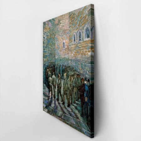 Πινακας σε καμβά VAN GOGH - THE PRISON COURTYARD - Vincent Van Gogh Sticky 2