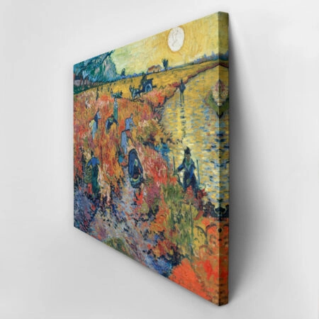 Πινακας σε καμβά VAN GOGH - THE RED VINEYARDS AT ARLES - Vincent Van Gogh Sticky 3
