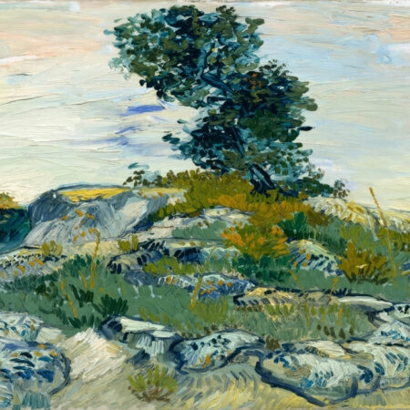 Πινακας σε καμβά VAN GOGH - THE ROCKS - Vincent Van Gogh Sticky 7