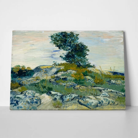 Πινακας σε καμβά VAN GOGH - THE ROCKS - Vincent Van Gogh Sticky 1