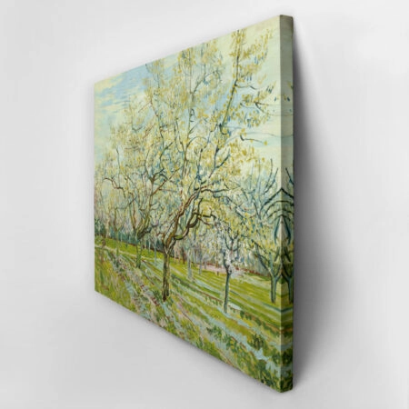 Πινακας σε καμβά VAN GOGH - THE WHITE ORCHARD - Vincent Van Gogh Sticky 2