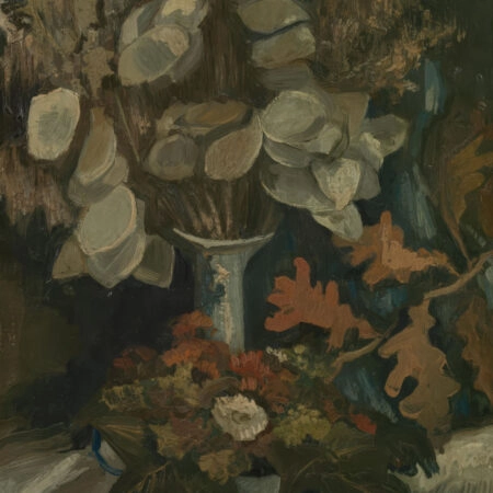 Πινακας σε καμβά VAN GOGH - VASE WITH HONESTY - Vincent Van Gogh Sticky 5