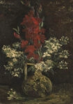 Πινακας σε καμβά VAN GOGH - VASE WITH RED AND WHITE FLOWERS