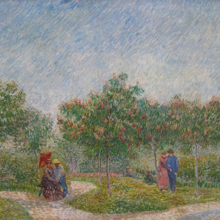 Πινακας σε καμβά VAN GOGH - VERLIEFDE PAARTJES IN HET PARK VOYER D'ARGENSON TE ASNIRES - Vincent Van Gogh Sticky 5