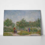 Πινακας σε καμβά VAN GOGH - VERLIEFDE PAARTJES IN HET PARK VOYER D'ARGENSON TE ASNIRES