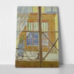 Πινακας σε καμβά VAN GOGH - VIEW OF A BUTCHER'S SHOP