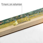 Πινακας σε καμβά VAN GOGH - VIEW OF ALES WITH IRISES IN BLOOM