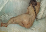 Πινακας σε καμβά VAN GOGH - WEIBLICHER RUECKENAKT