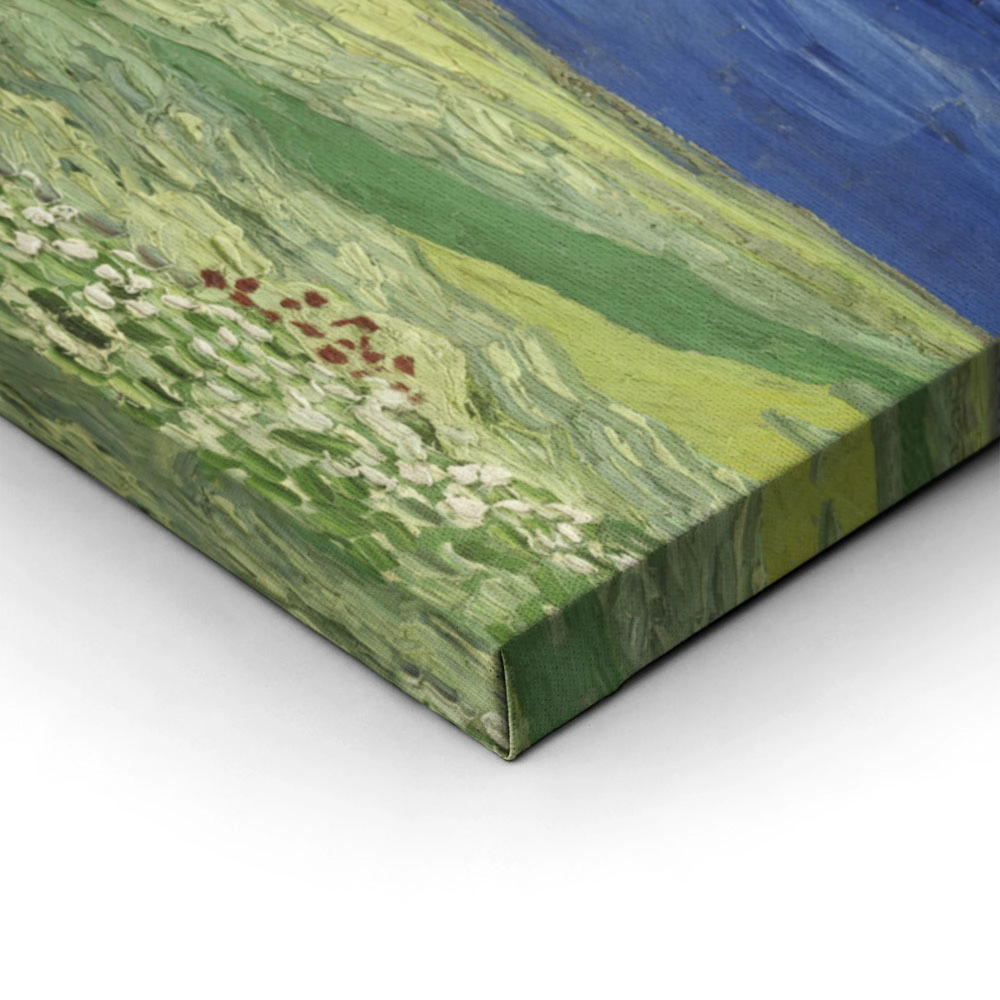 Πινακας σε καμβά VAN GOGH - WHEATFIELD UNDER THUNDERCLOUDS