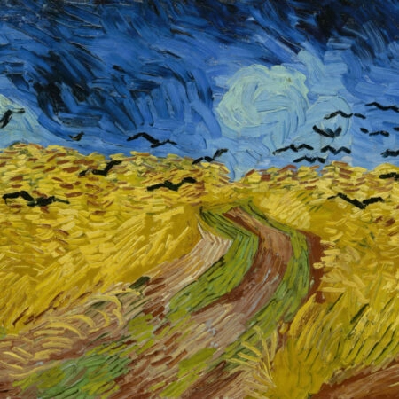 Πινακας σε καμβά VAN GOGH - WHEATFIELD WITH CROWS - Vincent Van Gogh Sticky 5