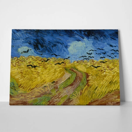 Πινακας σε καμβά VAN GOGH - WHEATFIELD WITH CROWS - Vincent Van Gogh