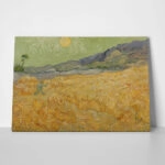 Πινακας σε καμβά VAN GOGH - WHEATFIELD WITH REAPER