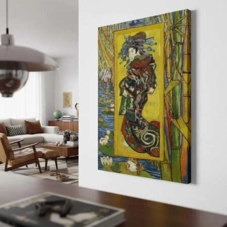 Πινακας σε καμβά VAN GOGH - COURTESAN AFTER EISEN - Vincent Van Gogh Sticky 2