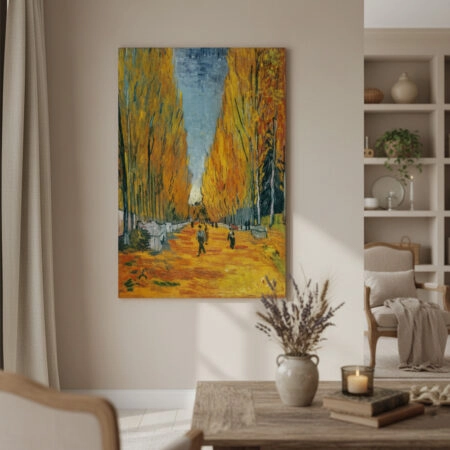 Πινακας σε καμβά VAN GOGH - L'ALLEE DES ALYSCAMPS ARLES