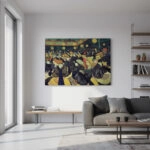 Πινακας σε καμβά VAN GOGH - THE DANCE HALL IN ARLES