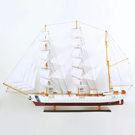 Καράβακι Ξύλινο διακοσμητικό λευκο 200x28x150cm - Ξύλινα Καραβάκια